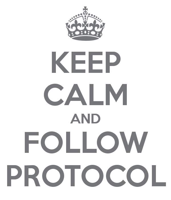 Deal with conflict using protocal