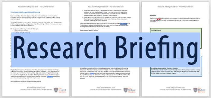Members Research Briefing