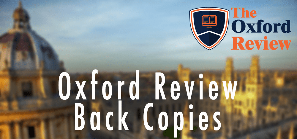 Oxford Review Back copies