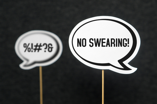 No swearing at work
