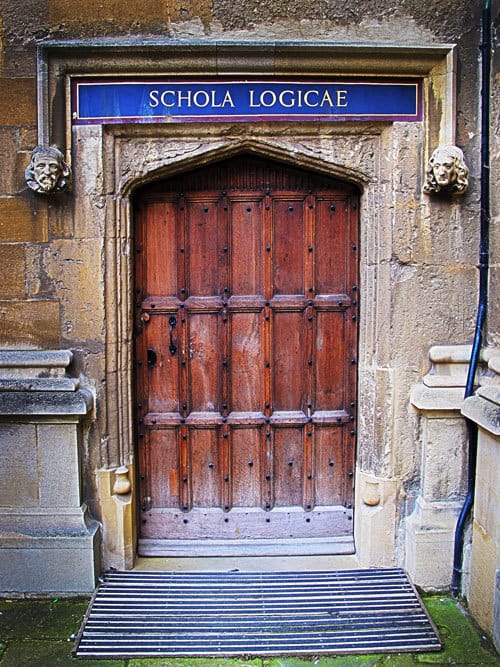 Door to the Bodleian Library