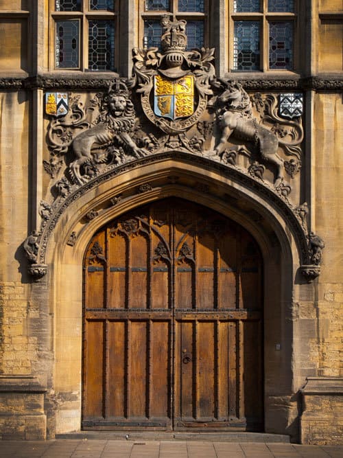 Door in the Bodleian Library, Oxford