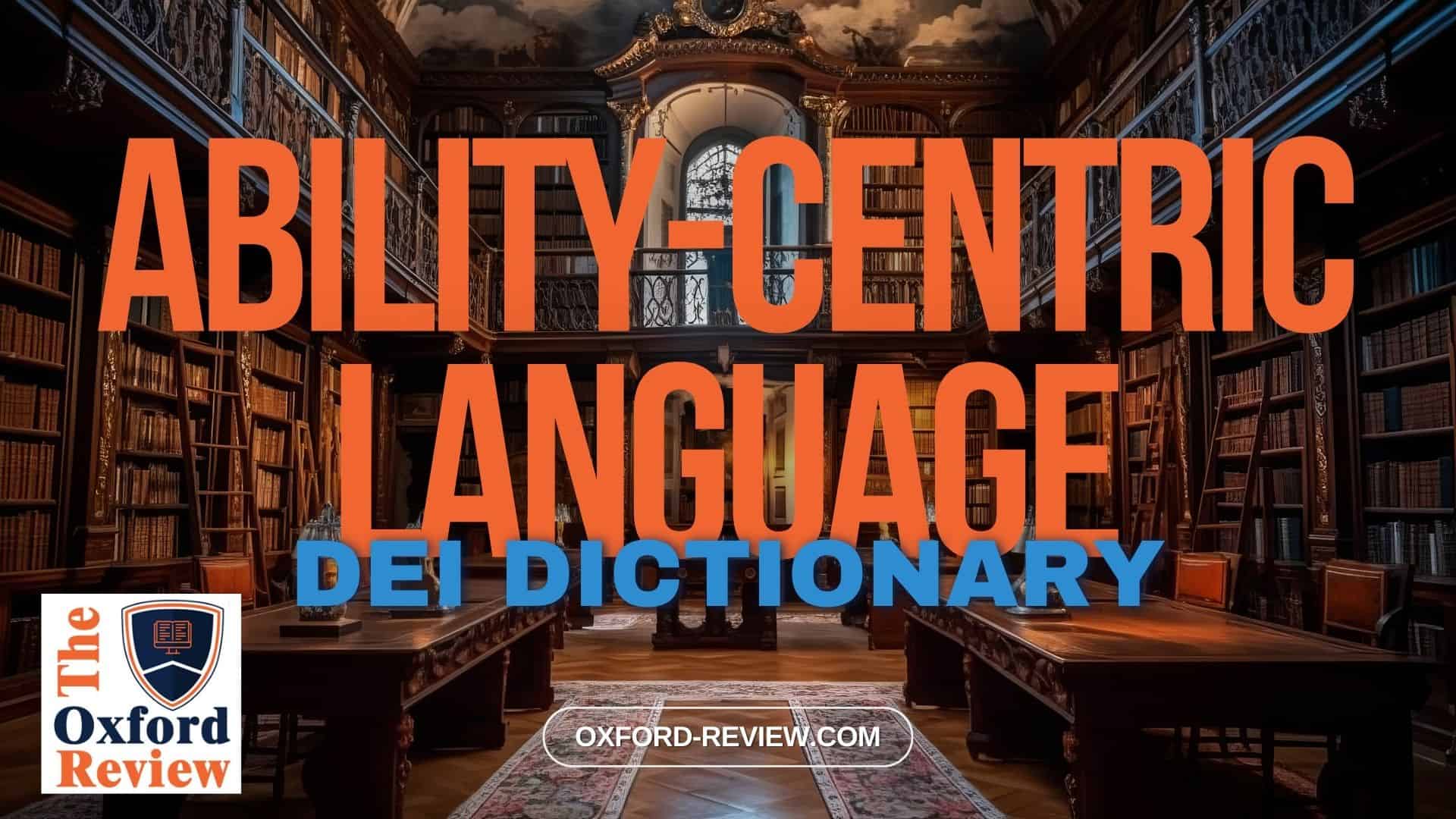 Ability-Centric Language